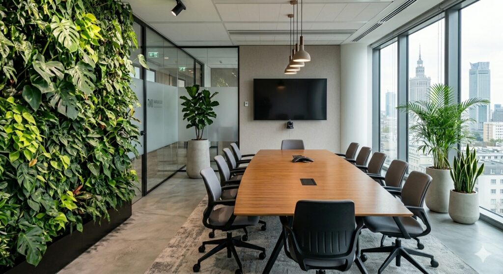 Rośliny do sal konferencyjnych – jak poprawić koncentrację podczas długich spotkań?